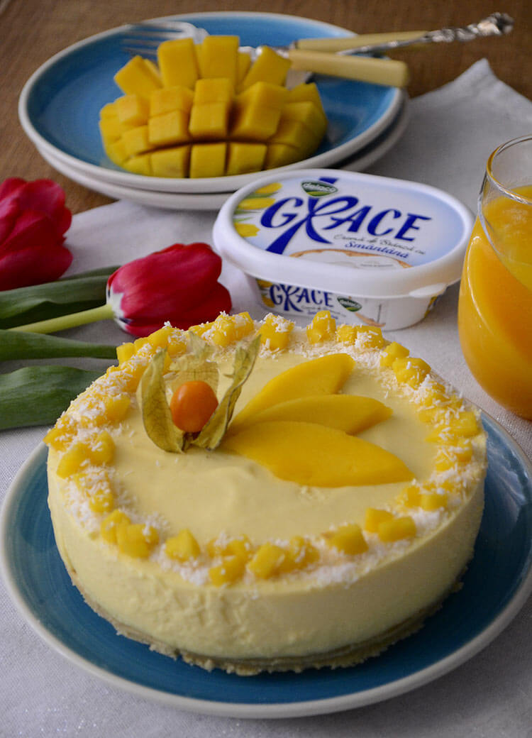 cheesecake cu mango
