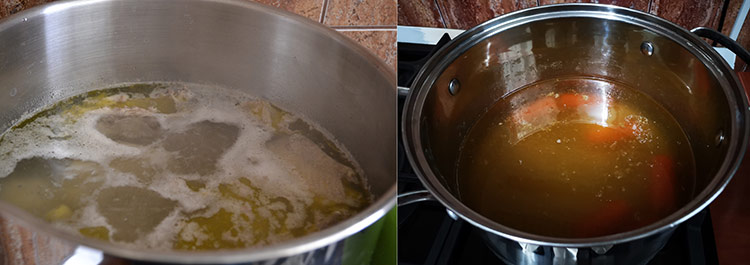 preparare supa de pui