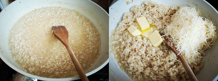 preparare orez cu parmezan